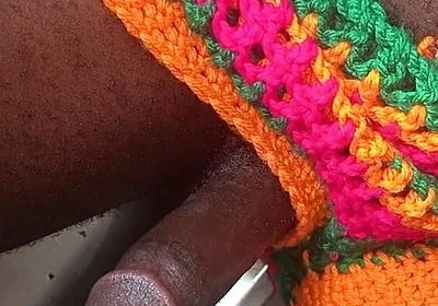 African Bisexuals Masturbating and Huge Cum