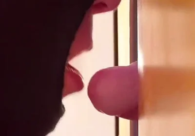 Small Balkan Cock Squirts All Full at Gloryhole