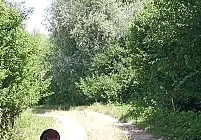 Risky Cock Jerking on an Abandoned Field / Risky Solo Outdoors