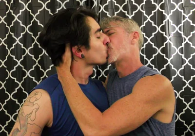 Hot Gay Kissing with Johnny & Richard