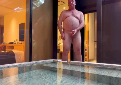 Some Fun in a Hot Tub in Fuji Japan