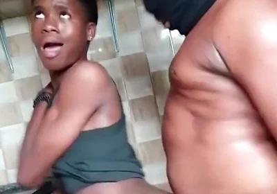 Big Stepfather Fucking My Visitor Inside Kitchen.
