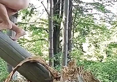 Hardcore Outdoor: Rough Handjob in Fresh Air