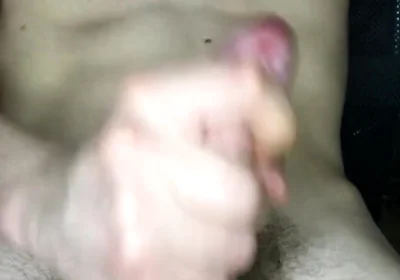 Young Man Jerking off His Big Cock