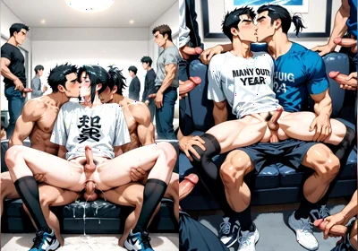 Outdoor Gay Group Fucking