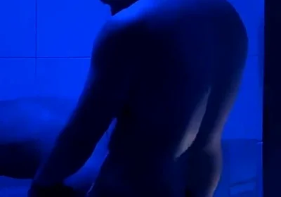 Muscle Bear Fucks Latino in Gay Sauna