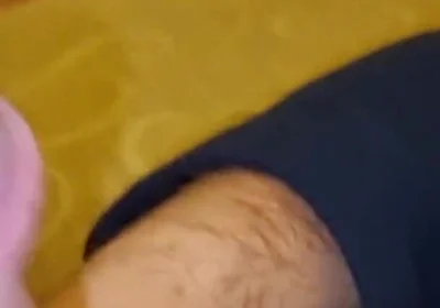 Stepson with Big Cock Arrives - Cumshot Handjob