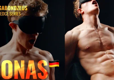 German Twink Blonde Jonas Edging