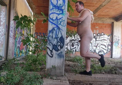 All Naked on a Construction Site