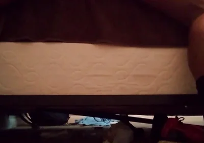 Amazing Anal Penetration on Sex Toy on Edge of Bed