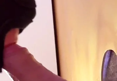 Big Cock Squirt at Gloryhole in Face I Swallow