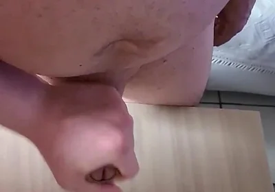 Boy Giving Daddy a Helping Handjob