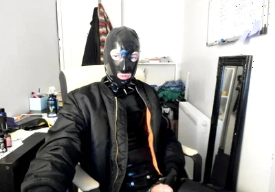 British rubber boy handjob