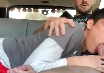 Stepdaddy Fucks His Boy In Car