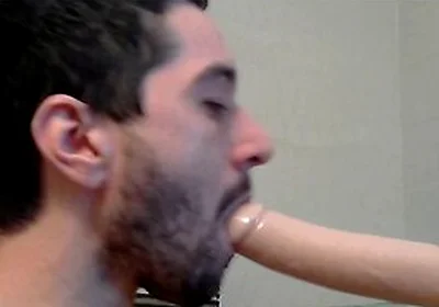 Suck And Fuck Bandit Dildo While In Chastity