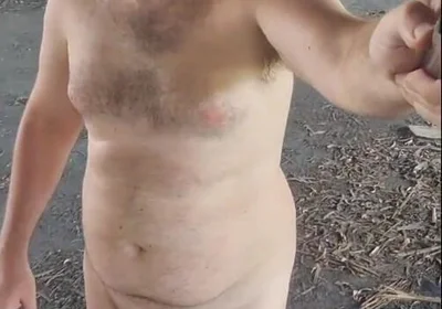 Walking Naked Boy