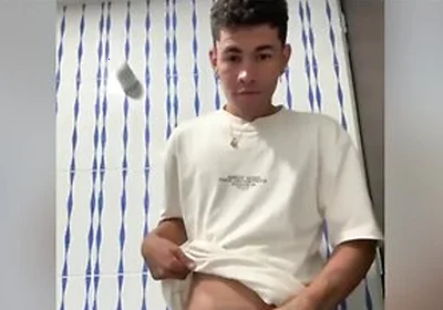 Spectacular Cumshot From A Cute Latino Boy