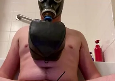 Latex Bitch Puppy Breathplay Cum