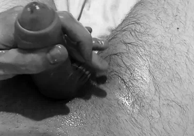 Massage with Butter and Squirt Horny
