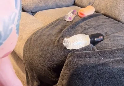 Multiple Masturbation Toys and Multiple Cumshots