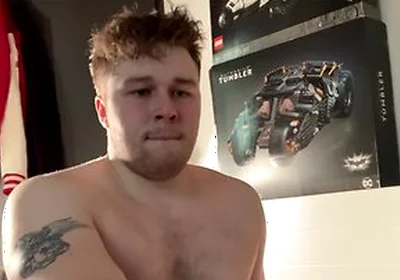 Chubby Boy Takes Massive 10 Dildo