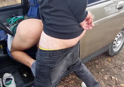 Hard Cruise Slut Stranger Fights Daddy's Big Cock on the Track