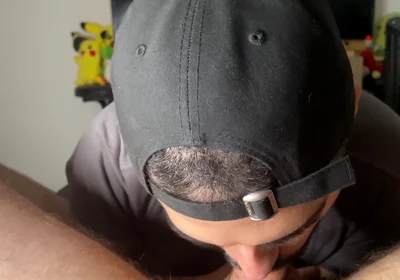 Cumshot in Mouth Sucking and Deepthoat My Friend Big Hard Dick