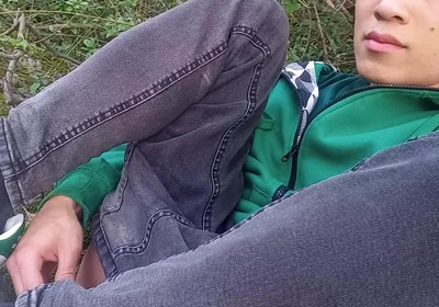 Jon Arteen Gay Twink's Soft Strokes Risky Outdoor, Caught or Not