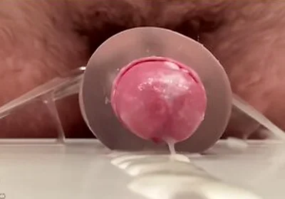 Pov: Close Up Of Me Thrusting & Fucking My Clear Stroker Toy Till I Cum (normal Speed Version)