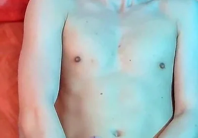 White-haired Twink Masturbation Session