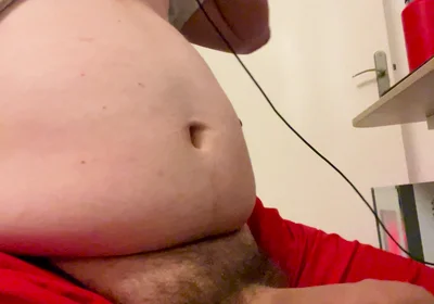 Little Chub Stroking His Thick Cock Until He Cums