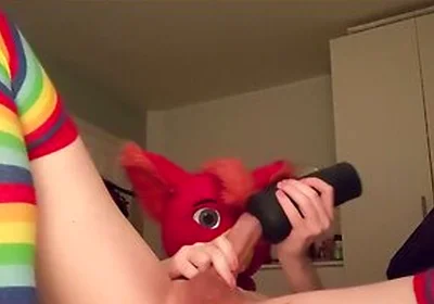 Moaning Femboy Bird Jerking And Fucking Bad Dragon Gecko