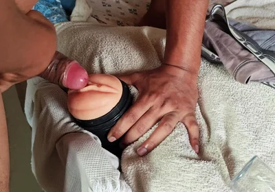 Boy Fucked the Sex Toy Extreme Way Put Whole Dick Inside