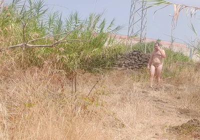 Nude Boy in Outdoor