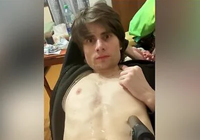 On A Bicycle He Jerks Off, Leaving On A Chair, Cumming With Rain On His Head, Eating Sperm