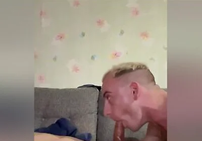Throat Daddy - Twink Taking A Load Down His Throat From Stepdaddy