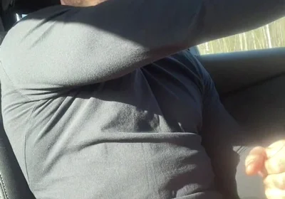 Car Masturbation and Cum