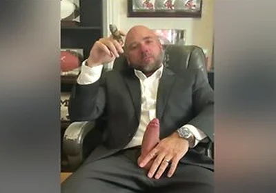 Jason Collins Cigar Smoking With A Raging Hard-on