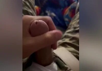 Horny Solider In Tighty Whities And Orange Jockeys Jerks Off While Wearing His Ocp Uniform