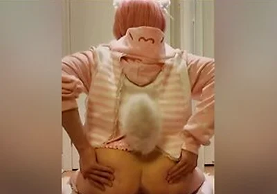 Cute Femboy Jumps On A 10 Inches Dildo