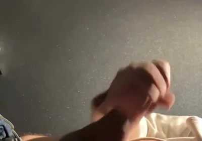 Was so Horny at Work - Had to Go to the Bathroom and Jerk My Cock a Bit