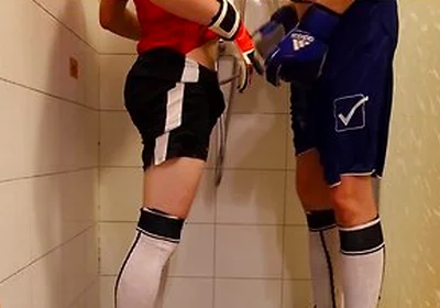 Shower In Soccer With My Bf