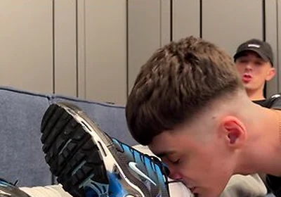 Bottom Sniffs Sweaty Socks And Gets A Creampie