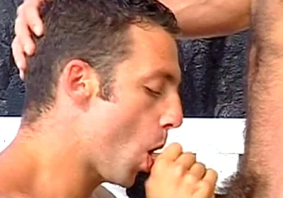 Young Hung Muscle Duo Plays with Dildos Outdoors and Gets Each Other off Hard