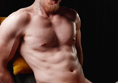 Muscular Aussie Straight Got Edged with Sounding