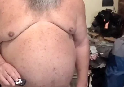 Big Bear Belly and Cock