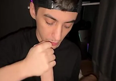 Pov Dick Sucking On Cum On Face