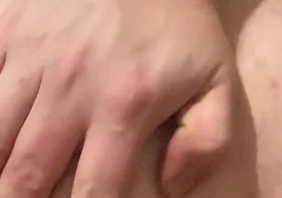 Big Beads in My Asshole Close up