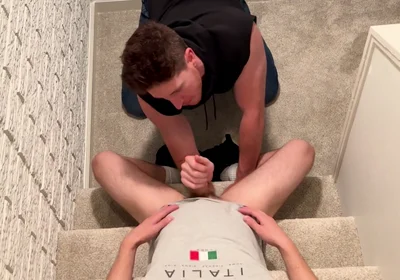 Giving My Stepbrother a Blowjob on His Birthday