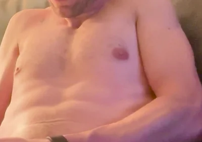 Big Bust on Jerking off on Couch Cam Looking up at Me